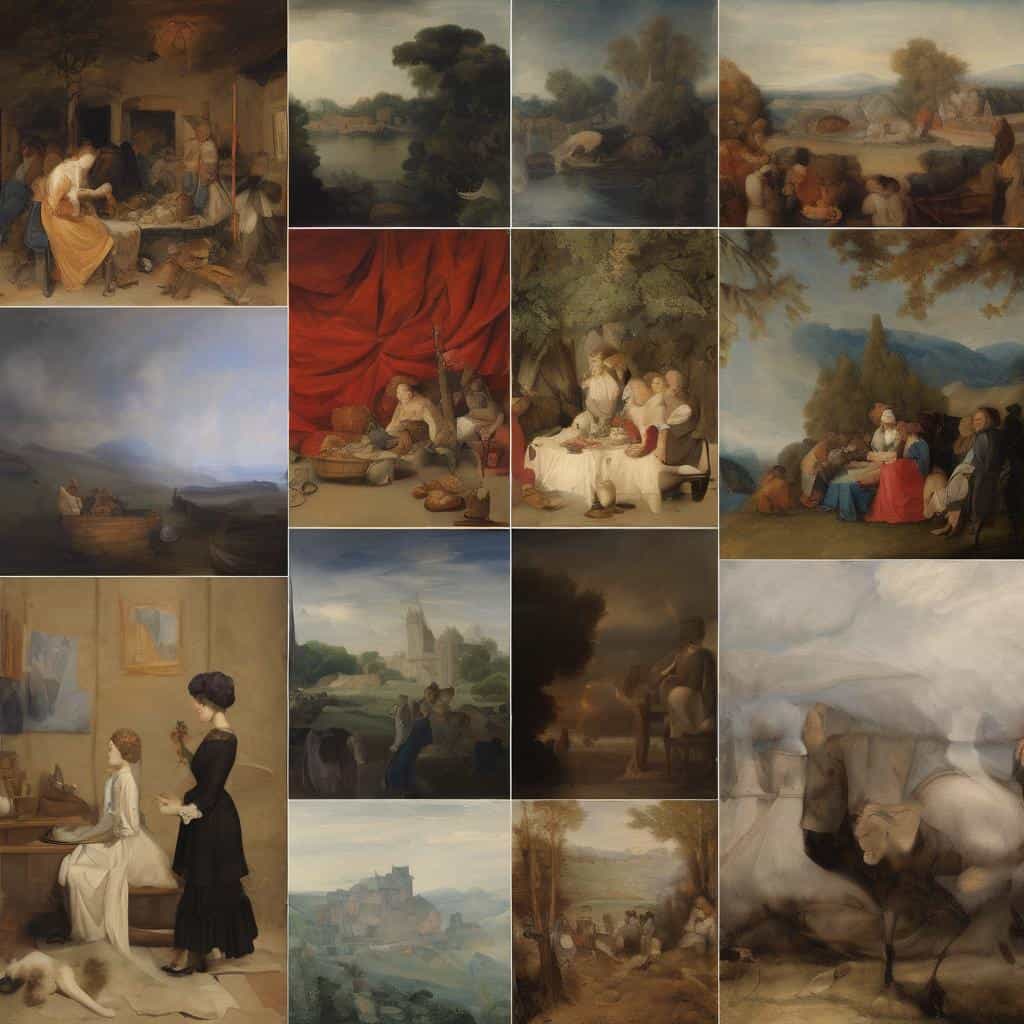 Αφηρημένη τέχνη, εκφραστικά έργα πέρα από τη μορφή, αισθαντική καλλιτεχνική έκφραση.